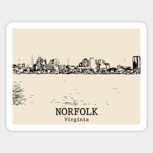Norfolk - Virginia Magnet